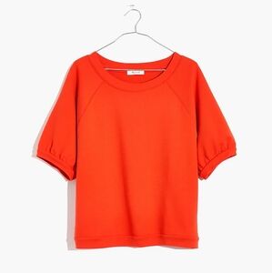 Madewell short sleeve sweatshirt xs